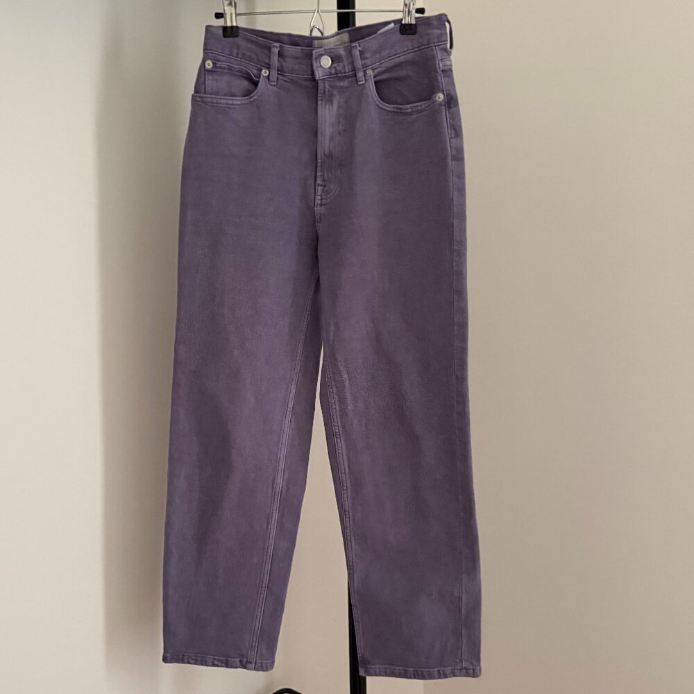 Everlane Purple Way-High Jean, Size 26